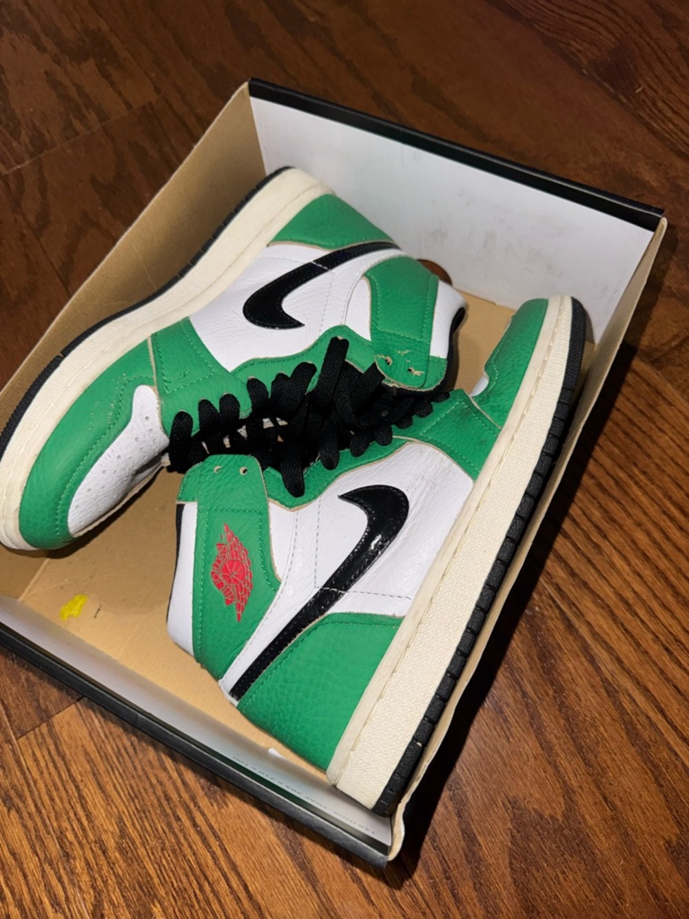 Nike Black and Red WMNS Air Jordan 1 Retro Low OG Box